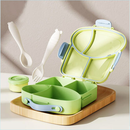 Little Surprise Box, Pastel Mint Bread slice Fun themed Kids Lunch Box/Tiffin Box