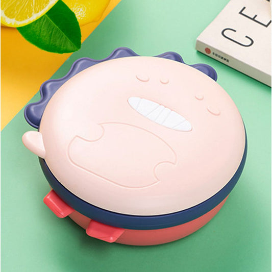 Little Surprise Box, 3d Pink Munch Monster Stainless Steel Kids Lunch Box