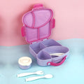 Little Surprise Box, Purple Bread slice Fun themed Kids Lunch Box/Tiffin