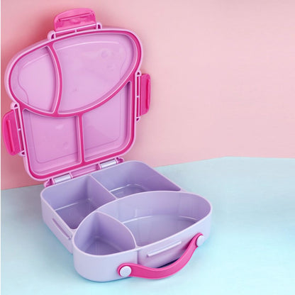 Little Surprise Box, Purple Bread slice Fun themed Kids Lunch Box/Tiffin