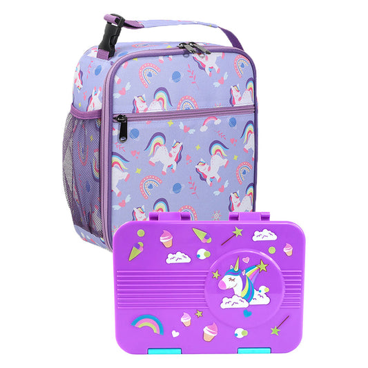 Little Surprise Box, 2 pcs Uni LunchBag & Bento Lunch box for Kids