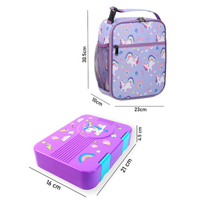 Little Surprise Box, 2 pcs Uni LunchBag & Bento Lunch box for Kids