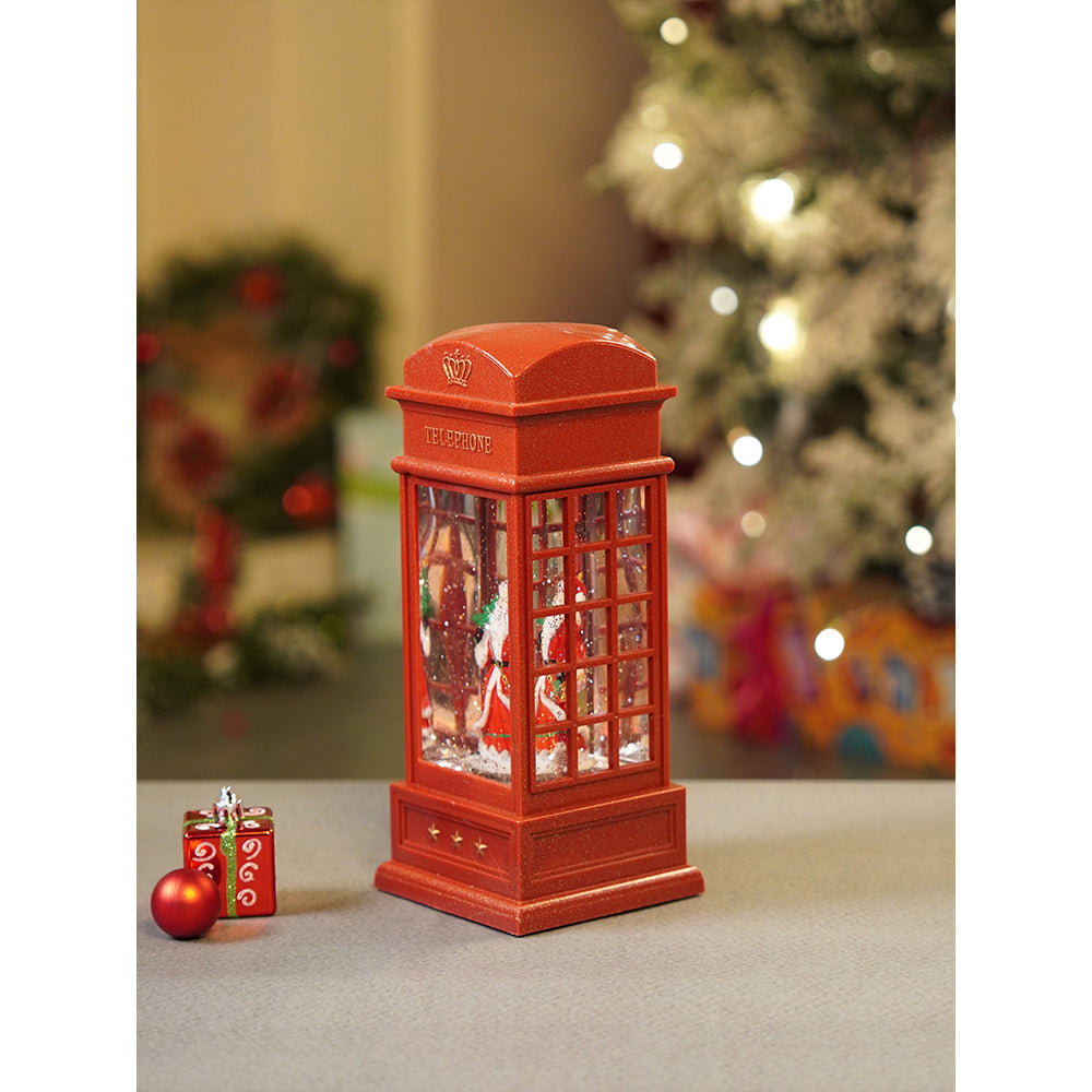 London Booth Santa flying robe, Musical Glitter Water Light, Christmas Lantern