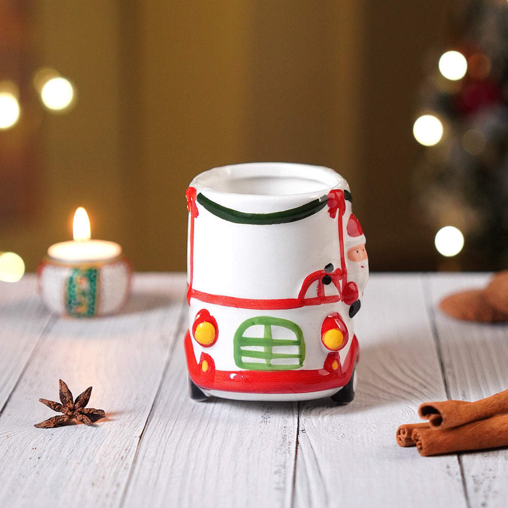 Santa Rider Christmas Hot Chocolate/Coffee mug for Kids and Adults.