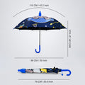 Bear Space with Shutter style cover Kids-Umbrella 6-12Y