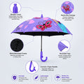 Unicorn Rainbow with Shutter style cover Kids-Umbrella  6-12Y