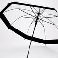 Black Big Border Transparent Umbrella for Teens & Adults