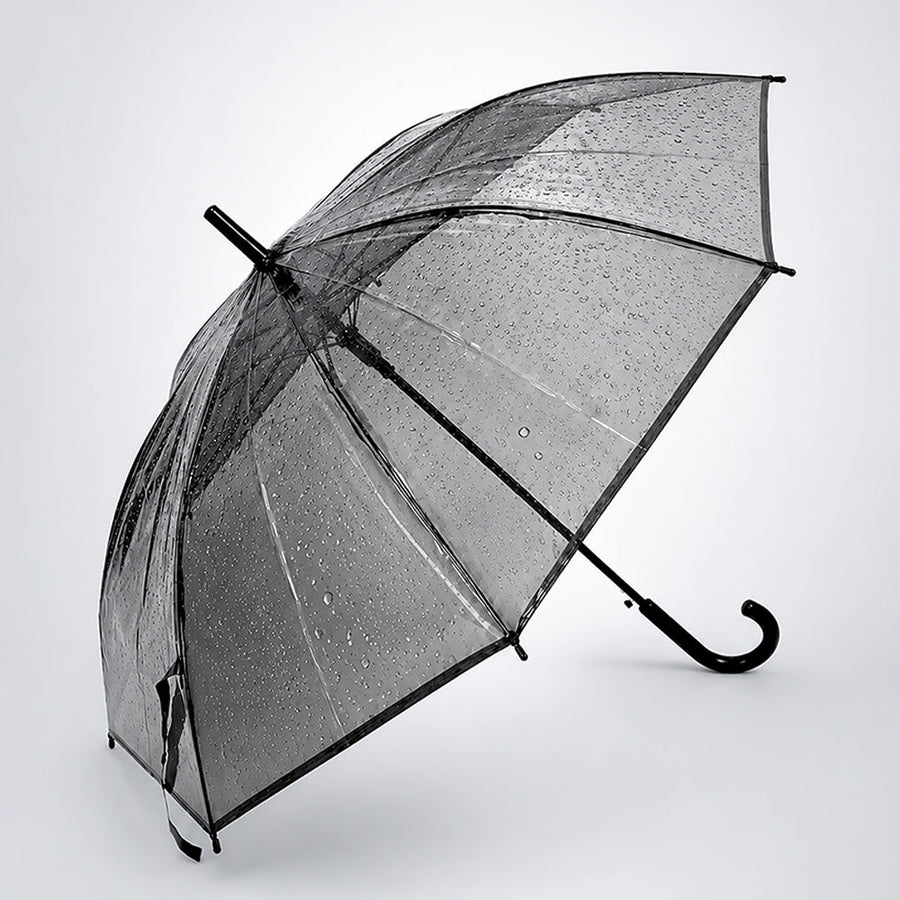 Black Beauty Jelly Transparent Umbrella for Teens & Adults