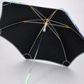 Wheel style Colorful Monster Printed UPF 50+ Kids-Umbrella-5-10Y