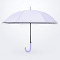 Purple Solid Black border Umbrella for Adults