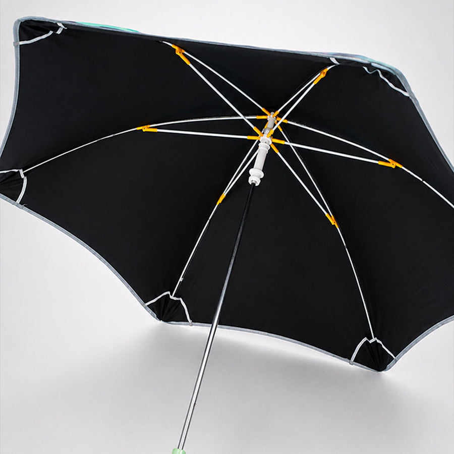 Wheel style Rainbow Duck Printed UPF 50+ Kids-Umbrella-5-10Y