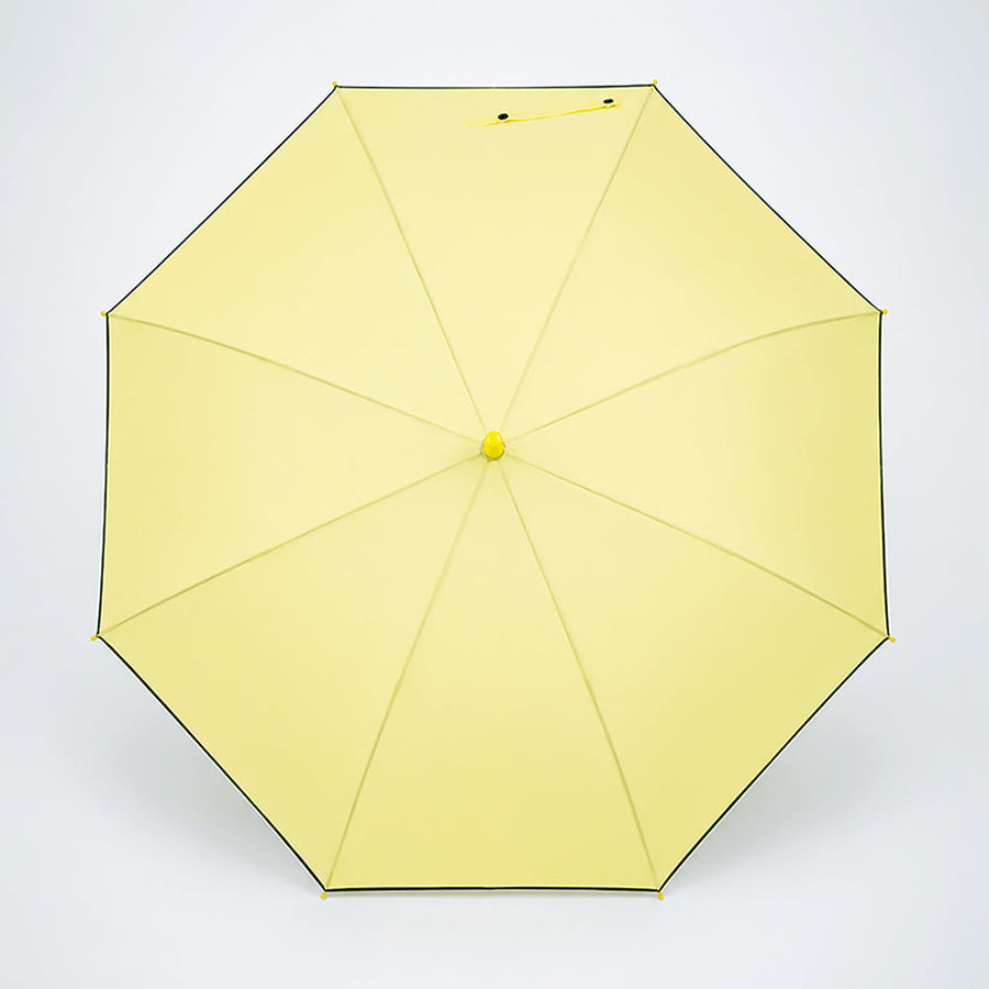 Yellow Solid Black border Umbrella for Adults & Teens