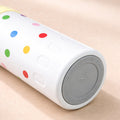 Yellow Polka Dots Stripes Cap Series,  Stainless Steel Kids Water Bottle , 520ml