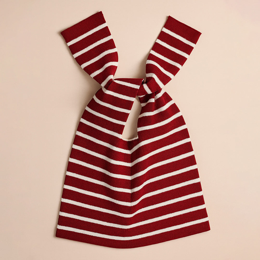 Maroon White Cardigan with Muffler, Christmas Winter Sweater for Kids