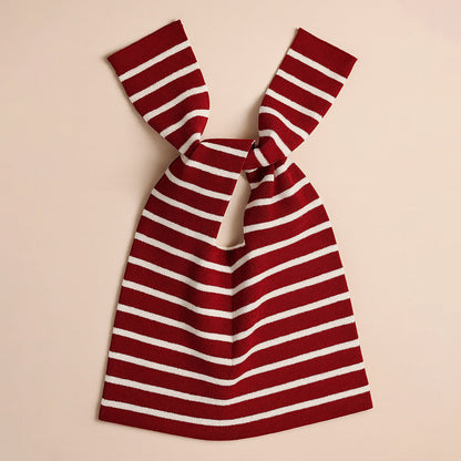 Maroon White Cardigan with Muffler, Christmas Winter Sweater for Kids