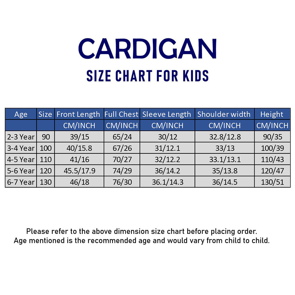Red Maths Fun Kids Cardigan, Sweater for Christmas & Winter