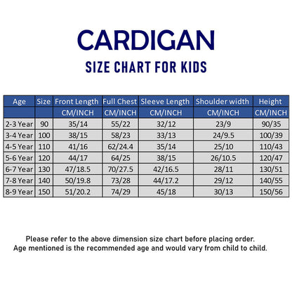 Red Teddy Cap Christmas Winter Cardigan Sweater for Kids