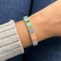Groovy Enamel Bracelet | Pastel | Thick