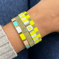 Party Enamel Bracelet | Pastel Peach