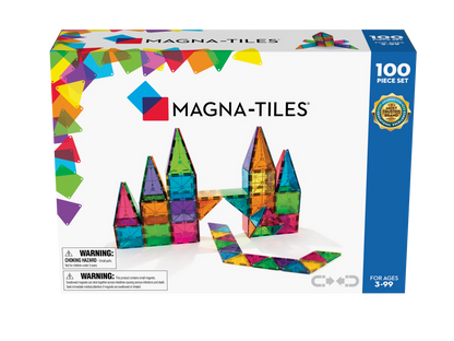 Magna Tiles Clear Colors 100 Piece Set