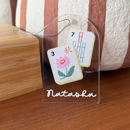 Personalised Printed Ornament | Mahjong