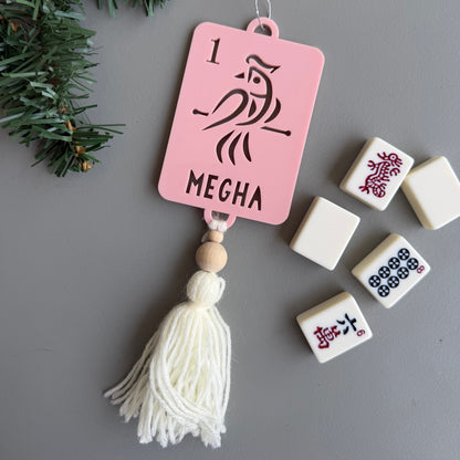 Personalised Tree Ornament | Tassel Mahjong