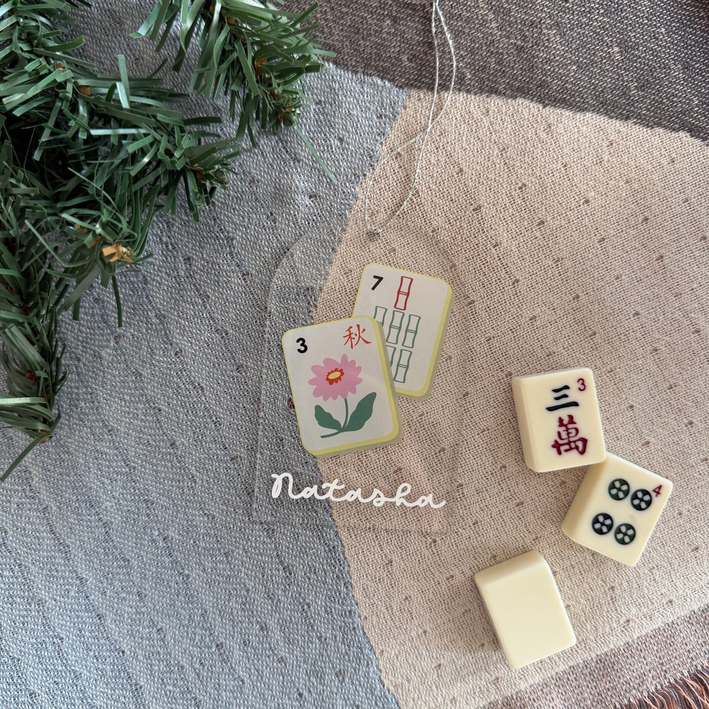 Personalised Printed Ornament | Mahjong