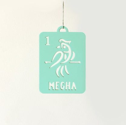 Personalised Tree Ornament Xmas Shape | Mahjong