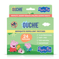 Ouchie Peppa Pig & Family Mosquito Repellent Patches 100% Natural (24 Patches)