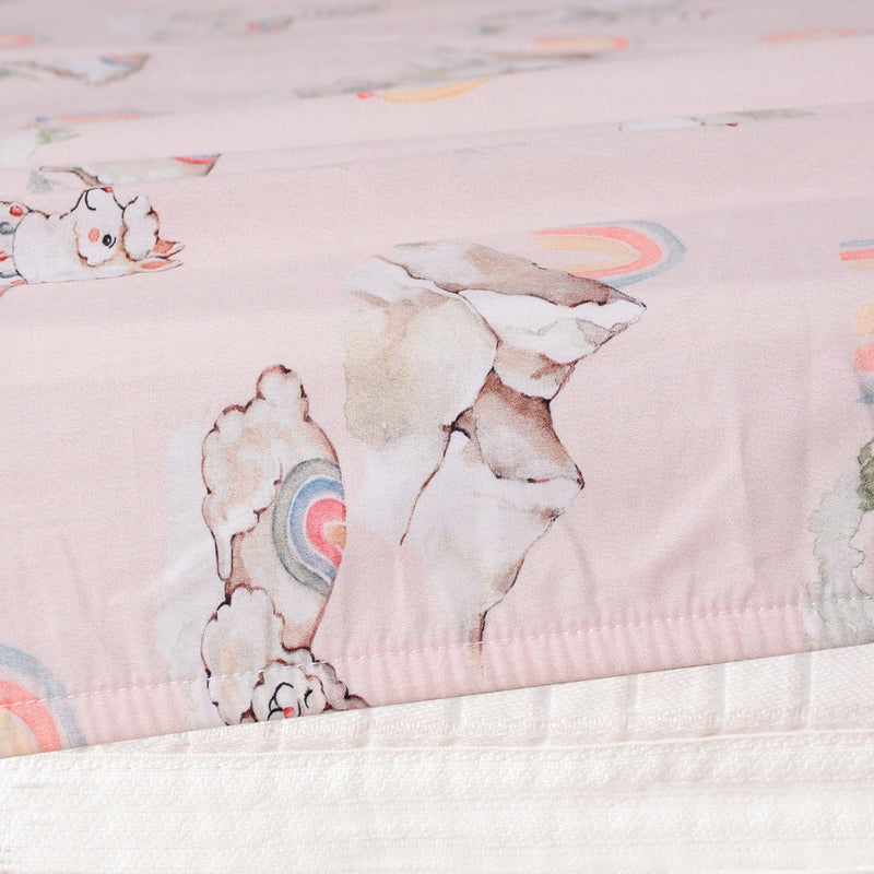 Ooh La Llama single Bed Sheet