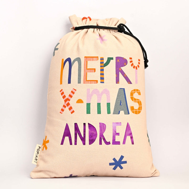 Personalised Sack | Merry Xmas