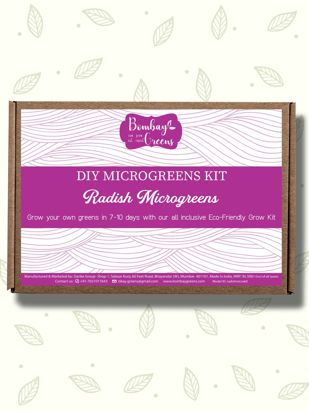 DIY Microgreens Eco-Friendly Kit - Radish