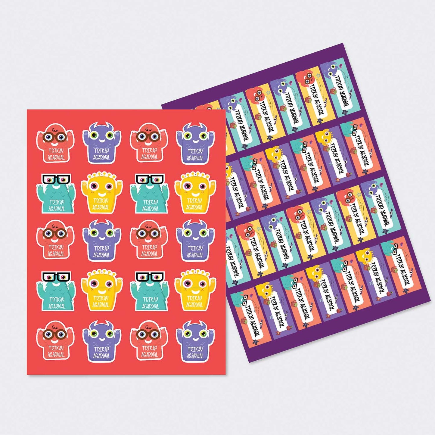 Sticker Sheet - Set of 2 - A4 Size