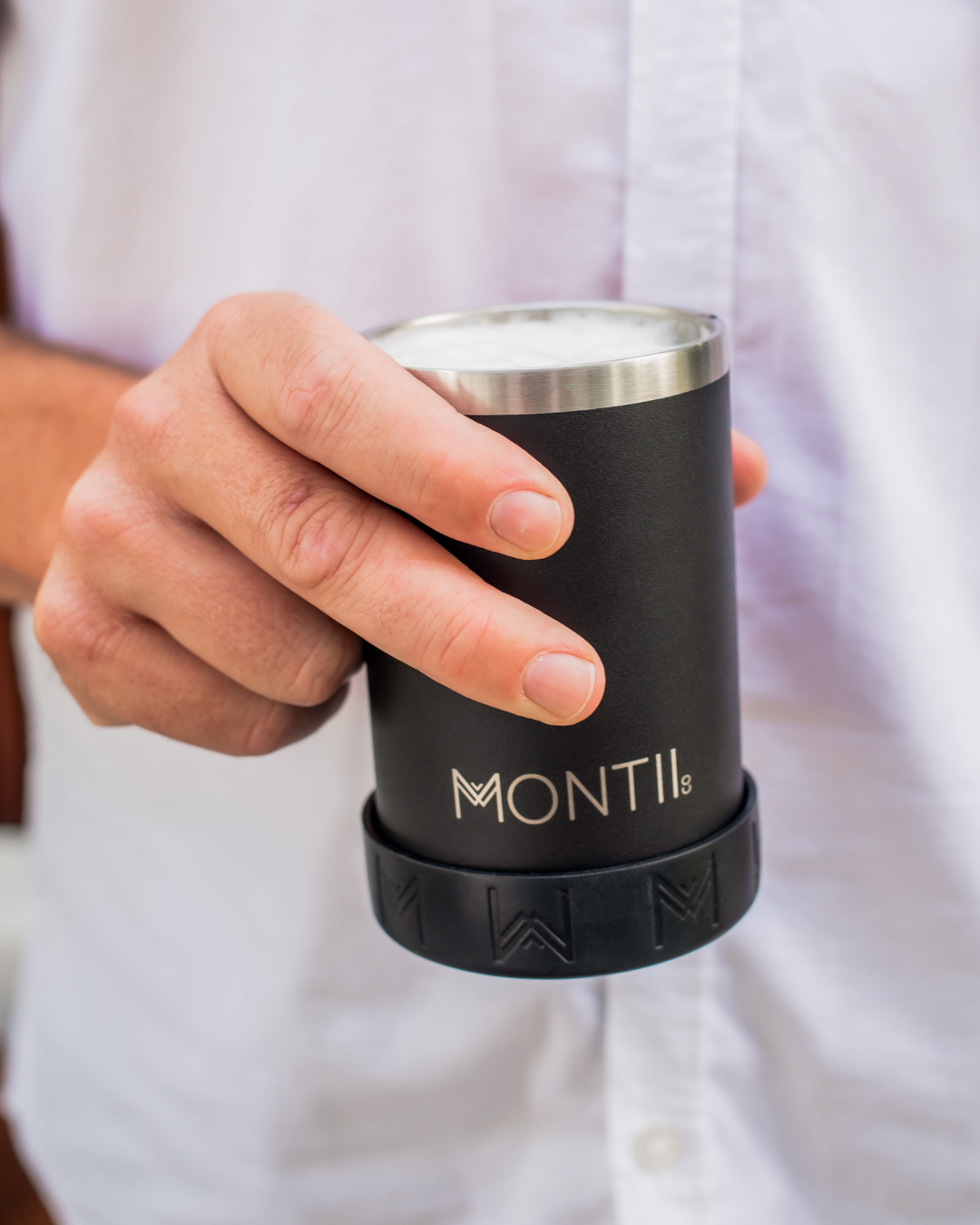 MontiiCo Insulated Can & Bottle Cooler - Coal