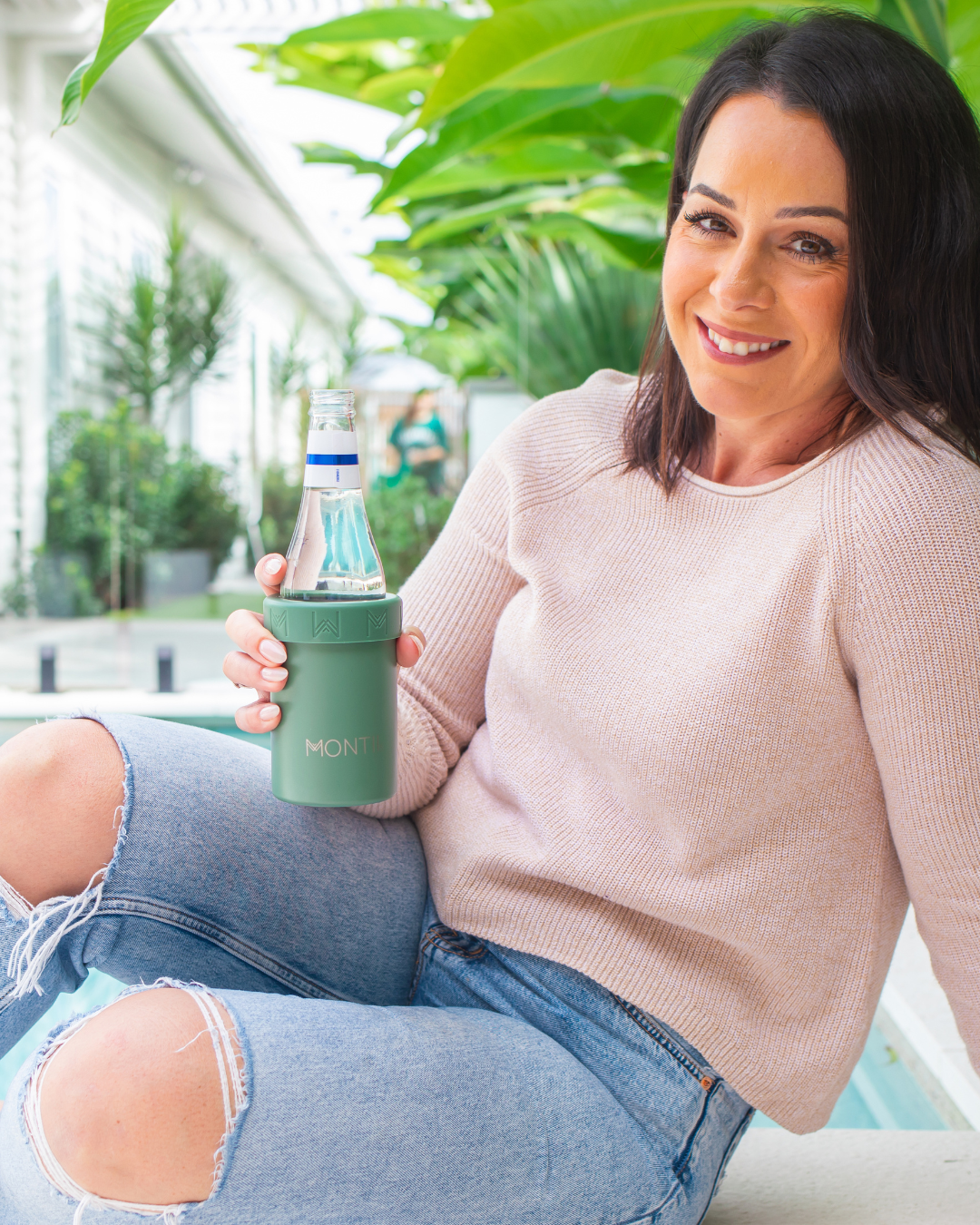 MontiiCo Insulated Can & Bottle Cooler - Sage