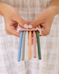 MontiiCo Silicone Straw Set - Dawn