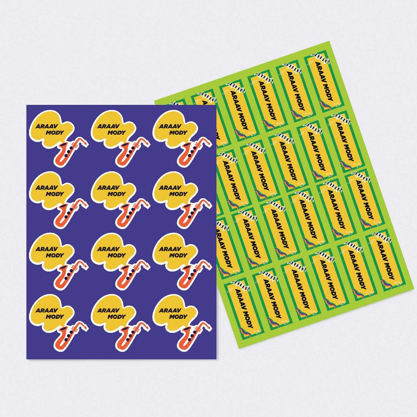 Sticker Sheet - Set of 2 - A4 Size