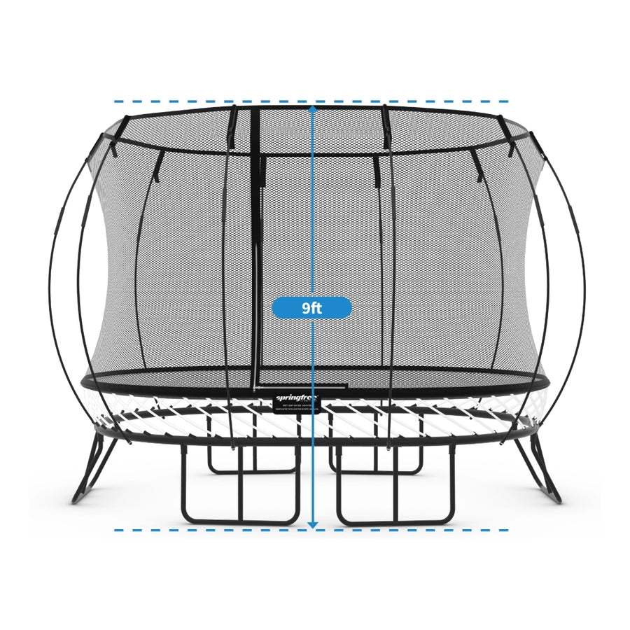 Springfree Medium Oval Trampoline with Enclosure
