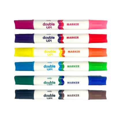 Double Up! Double-Ended Markers - Set of 6