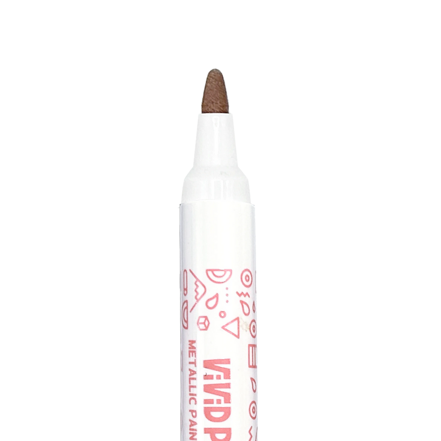 Vivid Pop! Water Based Paint Markers - Metallic - Set of 8