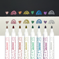 Vivid Pop! Water Based Paint Markers - Metallic - Set of 8