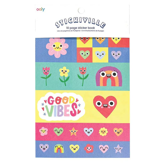 Stickiville Stickers: Happy Hearts - Book (10 Sheets)