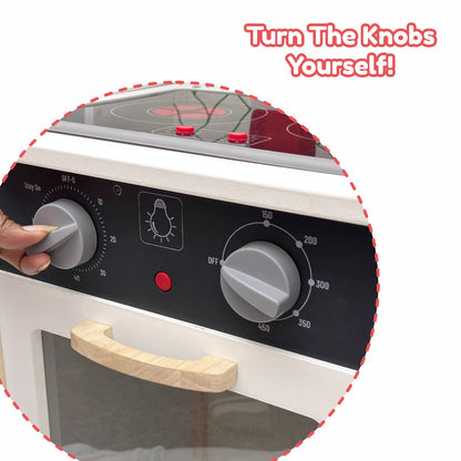 Open Ended Modern Kitchen Set -(12 Accessories included)-Pretend Play-Open Ended-Toycra
