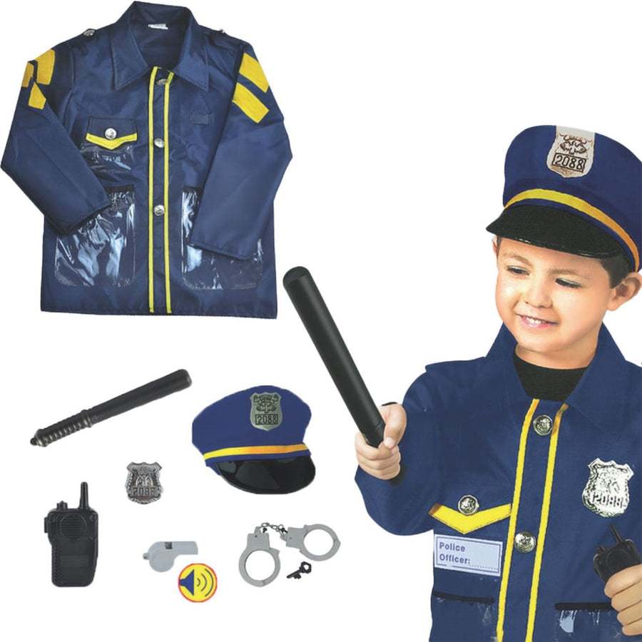Open Ended Premium Costume Role PlaySet - Policemen-Pretend Play-Open Ended-Toycra