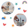Open Ended Tiny Chef's First Wooden Kitchen (8 Accessories included)-Pretend Play-Open Ended-Toycra