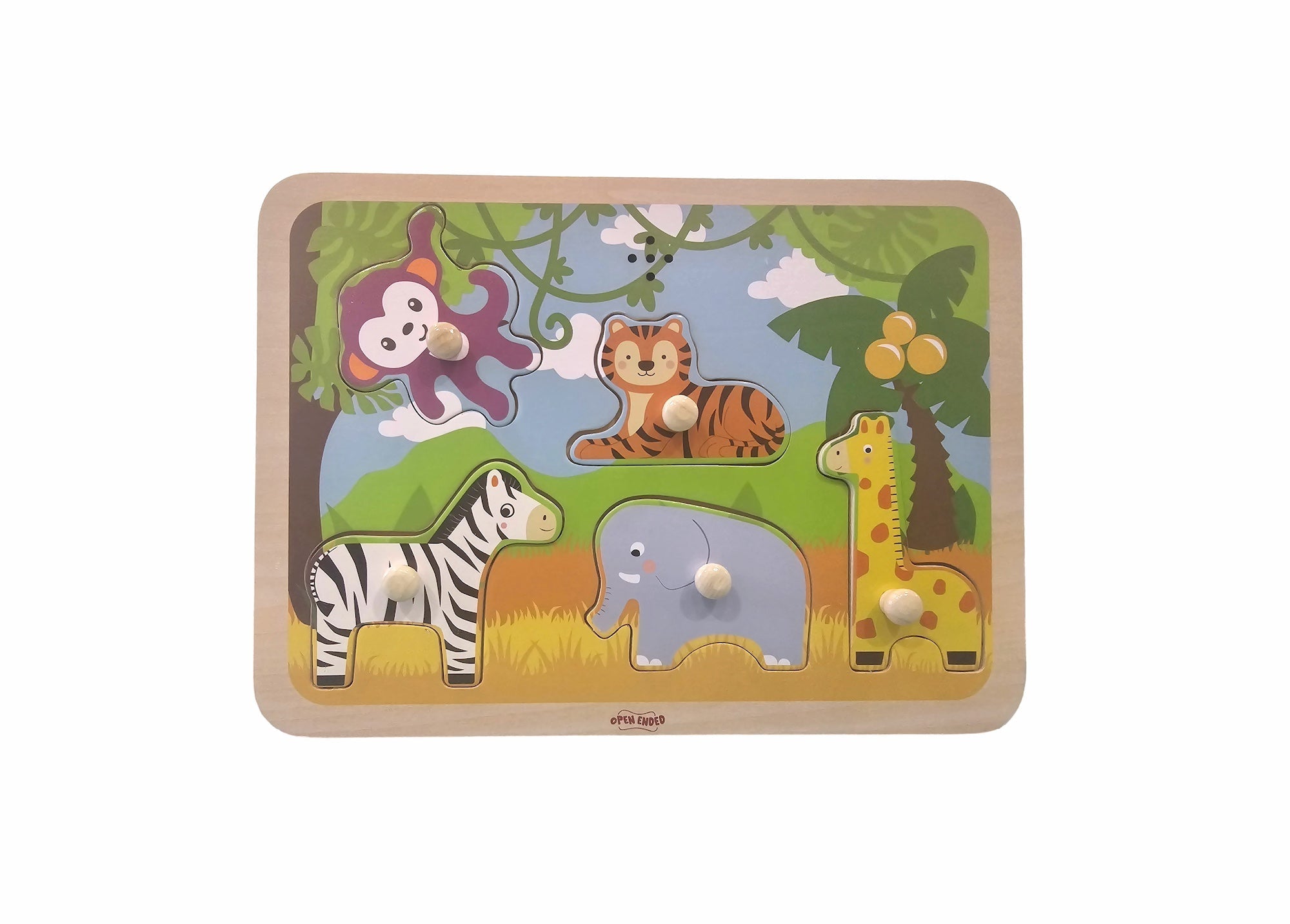 Open Ended Wooden Sound Puzzle - Jungle – Bombay Kids Company