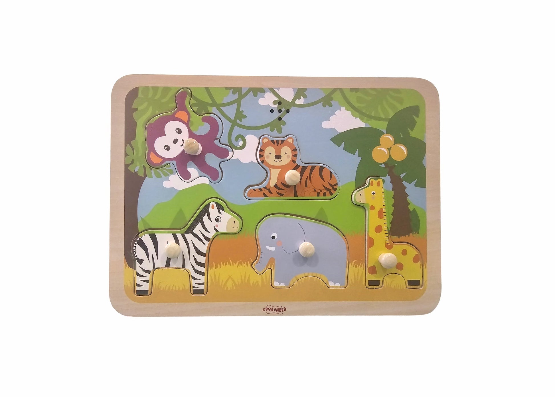 Open Ended Wooden Sound Puzzle - Jungle – Bombay Kids Company