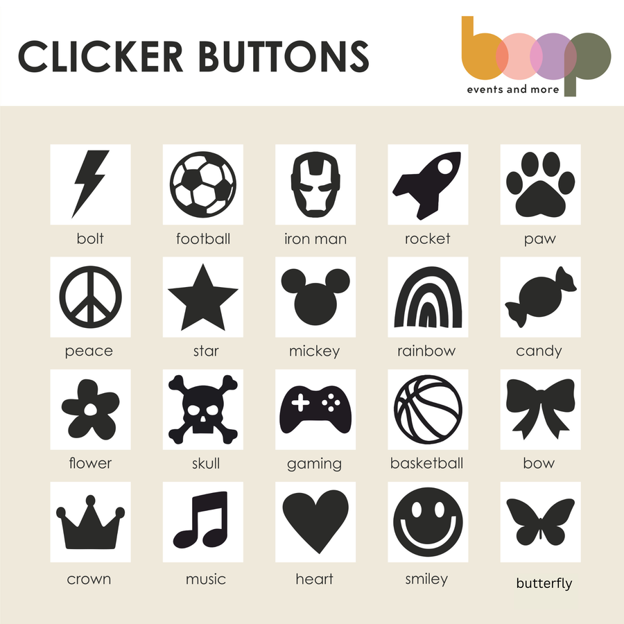 Personalised Clicker Bagtag | Blickers by BOOP