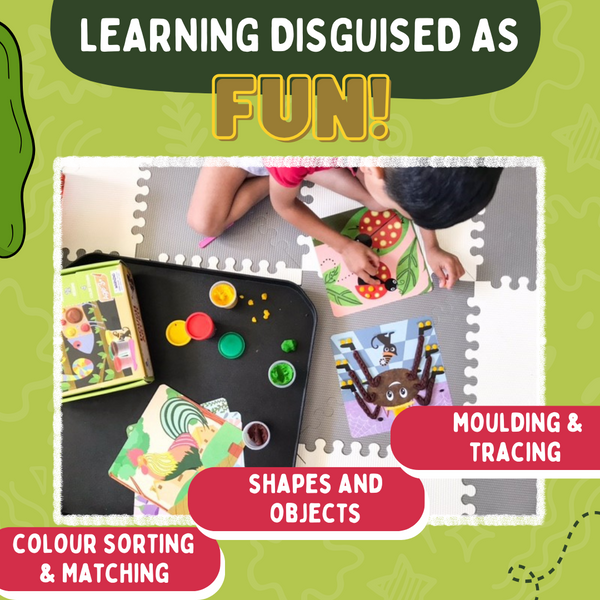 PEPPLAY DOUGH ART KIT - NATURE