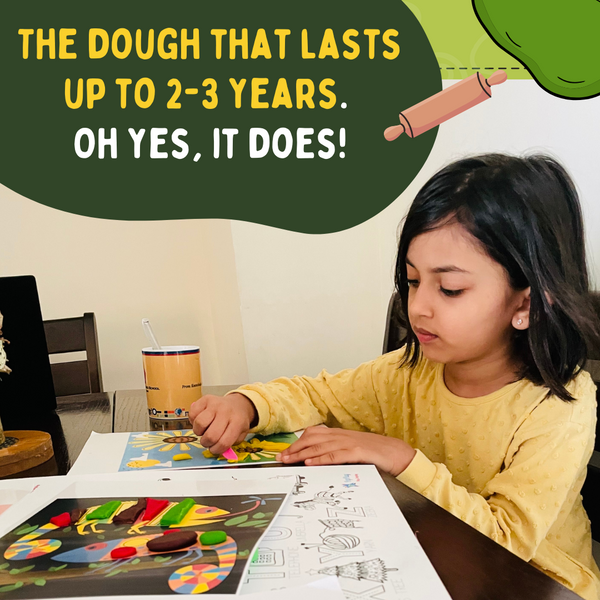PEPPLAY DOUGH ART KIT - NATURE